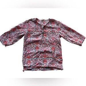 Anokhi Koki 100% cotton paisley print blouse